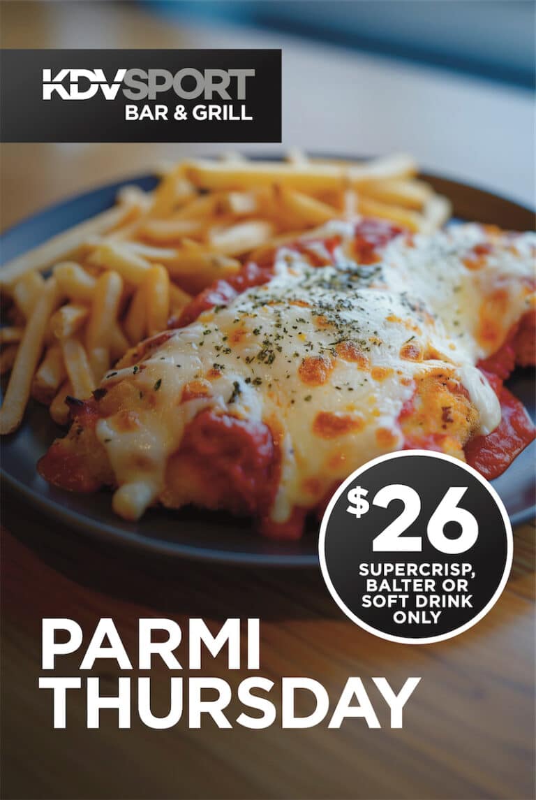 Parmi Thursday | Weekly Specials at KDV Sport Bar & Grill