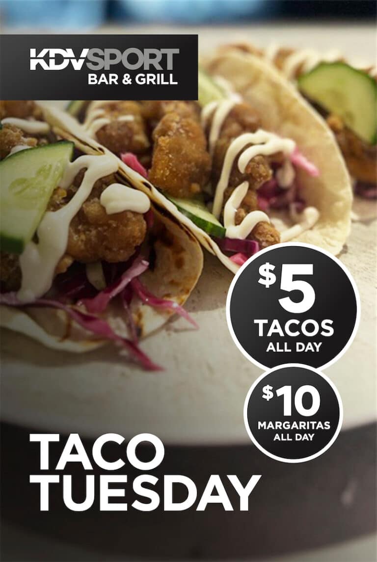 Taco Tuesday | Weekly Specials at KDV Sport Bar & Grill