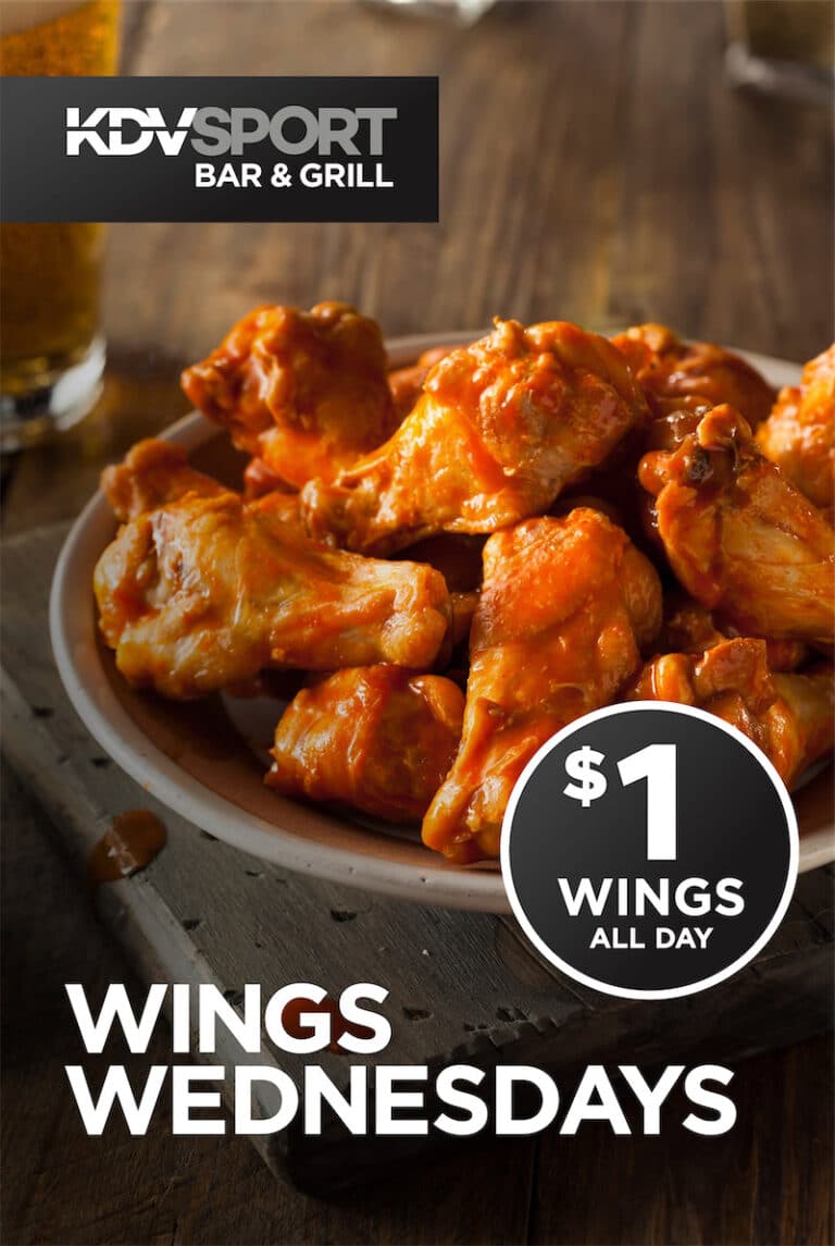 Wings Wednesday | Weekly Specials at KDV Sport Bar & Grill