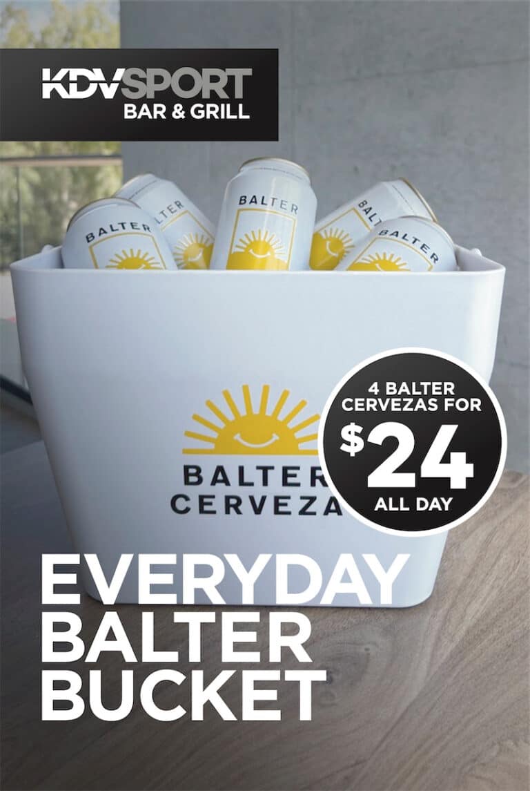 Everyday Balter Bucket | Weekly Specials at KDV Sport Bar & Grill