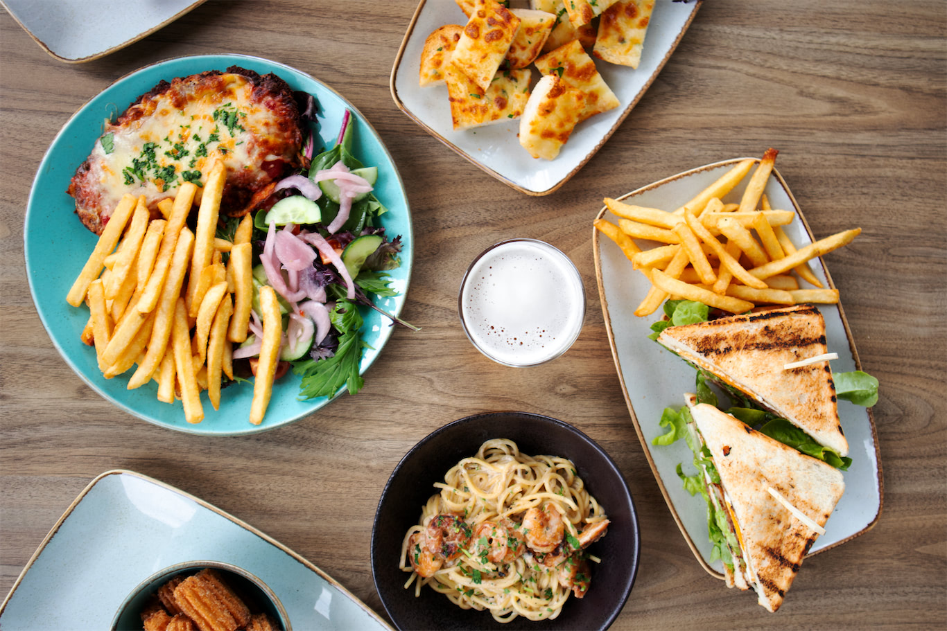 kdv sport bar food overhead opt | KDV Sport Bar & Grill